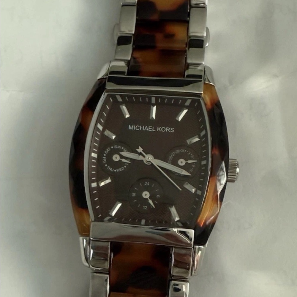Michael Kors Brown Tortoise Shell Watch